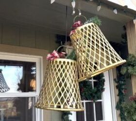 How to Turn Waste Paper Baskets Into DIY Christmas Bells