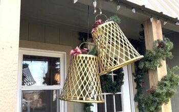 How to Turn Waste Paper Baskets Into DIY Christmas Bells