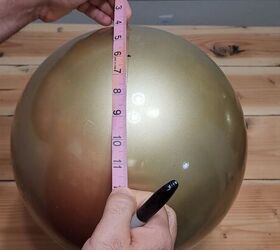 Measuring and making marks on the ball