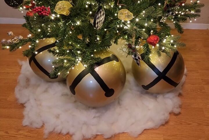 DIY giant jingle bells