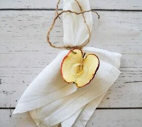 cmo hacer servilleteros de manzana seca sin coser, Servilleteros de Manzana Seca DIY Completos
