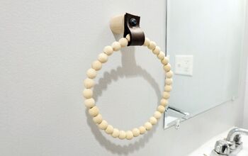 Dollar Store DIY Decor:  Beaded Towel Ring