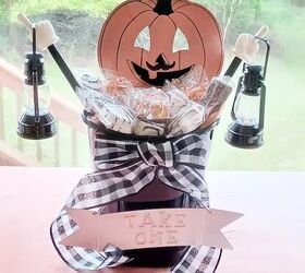 DIY calabaza Butler Halloween Candy Holder