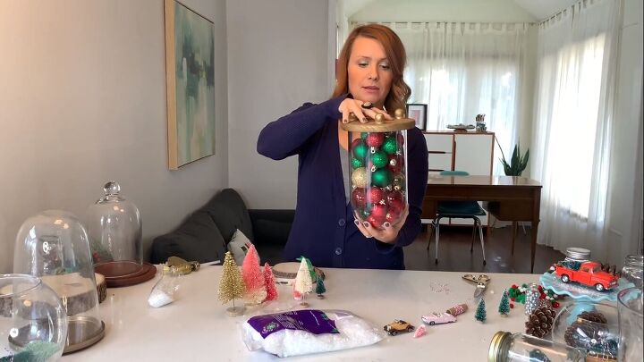 Flipping over the ornament cloche