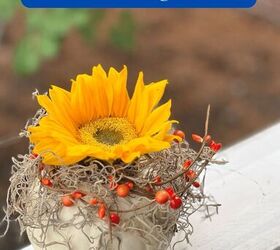 cmo hacer fciles arreglos florales de calabaza diy, Arreglos florales con calabazas Pinterest Pin