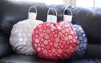 How to Make DIY Ornament Pillows Without Sewing a Stitch