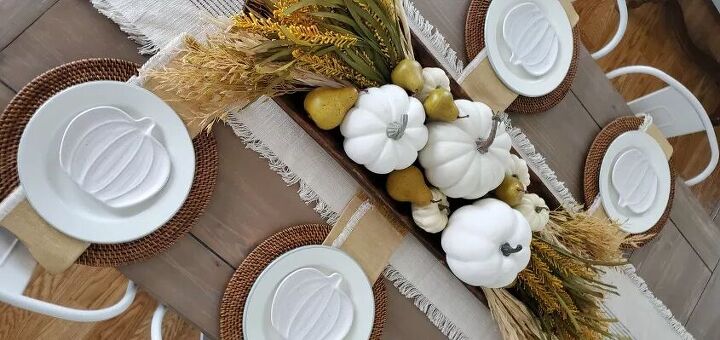 Quick and Easy Neutral Thanksgiving Tablescape