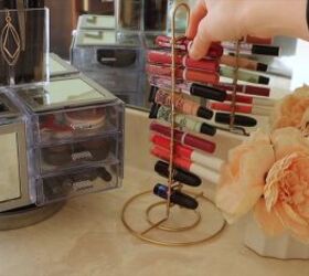 DIY lipstick organizer