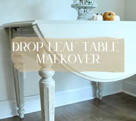 antiguo drop leaf table makeover con pintura de leche, Cambio de imagen de la mesa Drop Leaf 2
