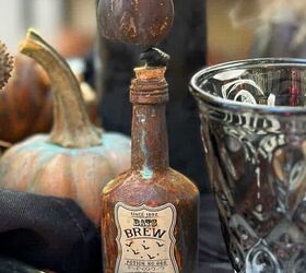 ptina oxidada cmo crear mini botellas de licor antiguas oxidadas