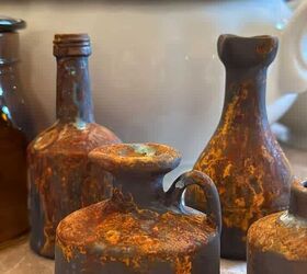 ptina oxidada cmo crear mini botellas de licor antiguas oxidadas