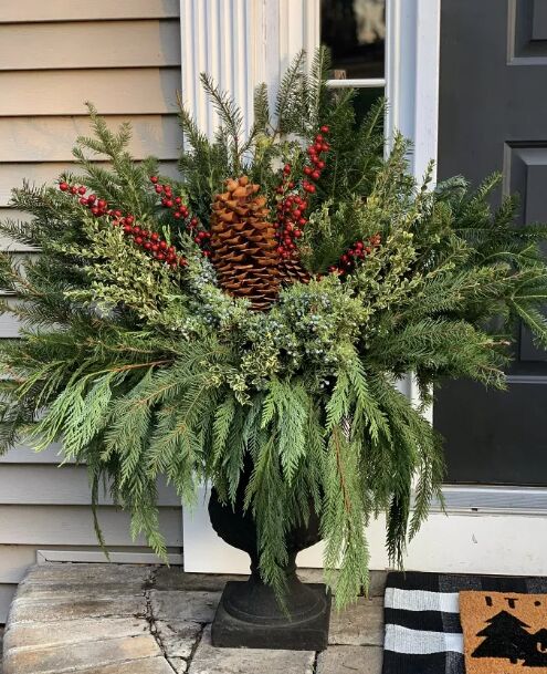 DIY winter planter