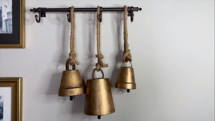 DIY hanging Christmas bells