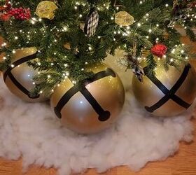 DIY giant jingle bells