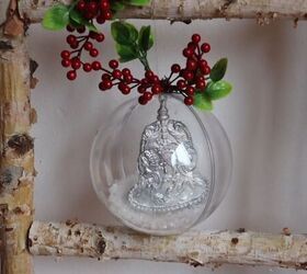 DIY ornament with a Christmas bell