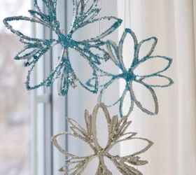DIY Paper Snowflakes - Glitter Foam Christmas Snowflakes - Christmas Decor, It's an amazing glitter foam snowflakes for Christmas Decoration.  Christmas Snowflake making instruction, By Colors Paper