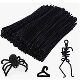 Black Tinsel Pipe Cleaners