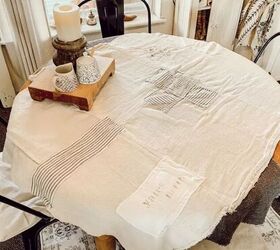 Patchwork tablecloth idea