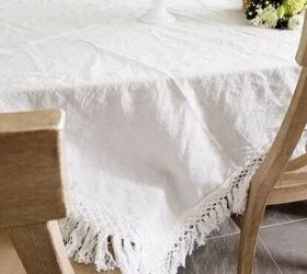 Thrift store boho tablecloth