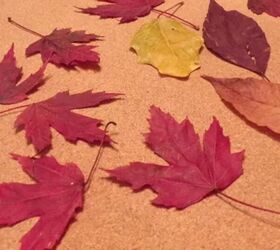 how do i make a fall leaf tree luminaries