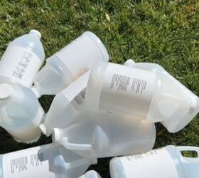 Use a pile of plastic bottles to get your yard ready for Thanksgiving guests