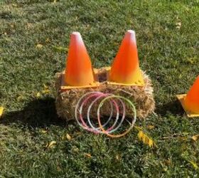 Candy corn ring toss