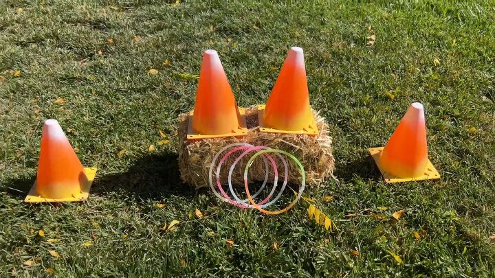 Candy corn ring toss