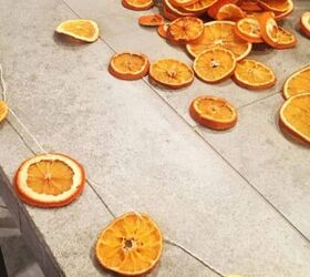 rodajas aromticas de naranja deshidratada que puedes hacer t mismo fcilmente, C mo ensartar naranjas secas para crear una guirnalda