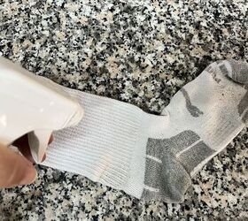 sock fan cleaning hack