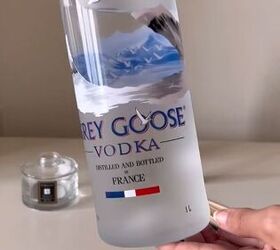diy reed diffuser, Grey Goose vodka