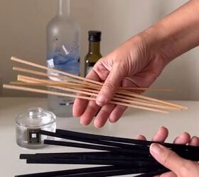 diy reed diffuser, Prepping the diffuser sticks