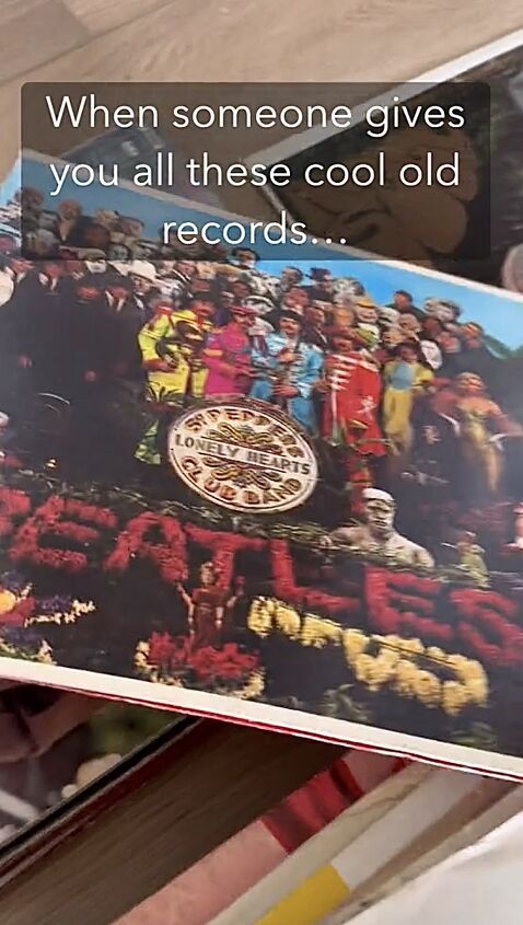 diy cabinet, Vinyl record