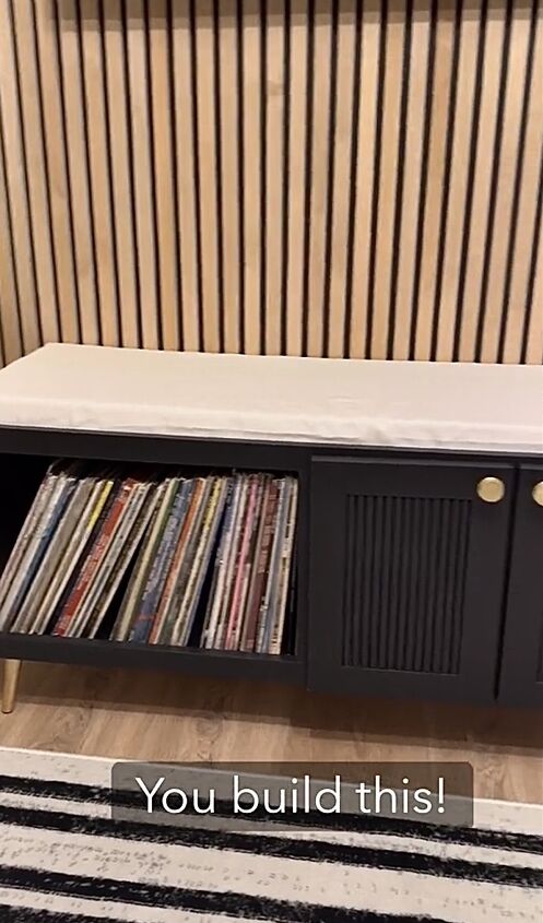 diy cabinet, How to build a record cabinet