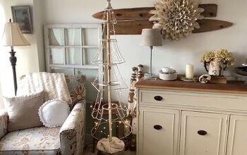 How to Make a Lampshade Christmas Tree - Cute Holiday Decor