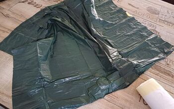 How to make a trash bag spider web ?