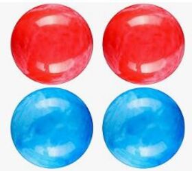 Small plastic bouncy balls