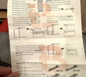 diy murphy puerta librera, Instrucciones para bisagras