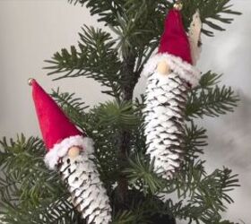 Pine cone gnome ornaments