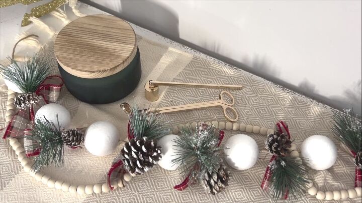 Pine cone garland