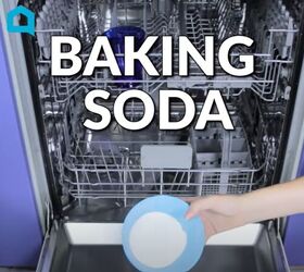 how to clean a dishwasher, Baking soda for the drain