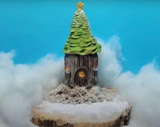 DIY Christmas gnome house