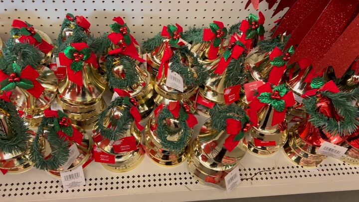 Dollar Store Christmas bells