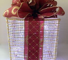 caja de regalo luminosa diy para tu decoracin navidea