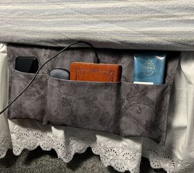 DIY Bolsa de tela para guardar cosas junto a la cama - La forma fácil y la forma más fácil