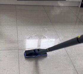 How to steam clean floor tiles