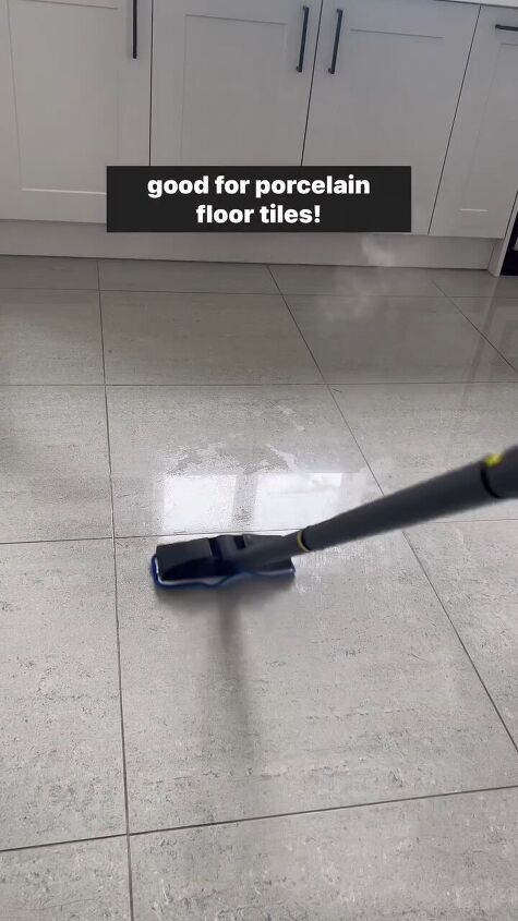 How to steam clean floor tiles