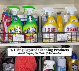 cleaning mistakes, Check expiration dates on cleaning products
