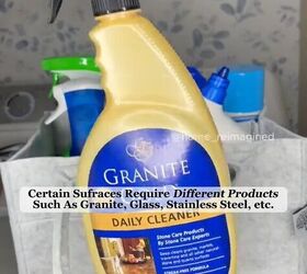 cleaning mistakes, Granite surface cleaner