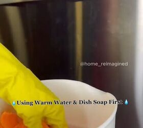 cleaning mistakes, Warm water and dish soap
