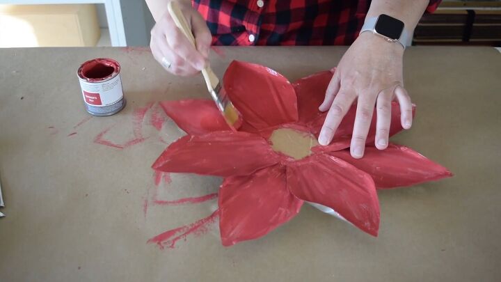 Paint the flower petals